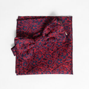 Moño Rojo y Azul Estampado