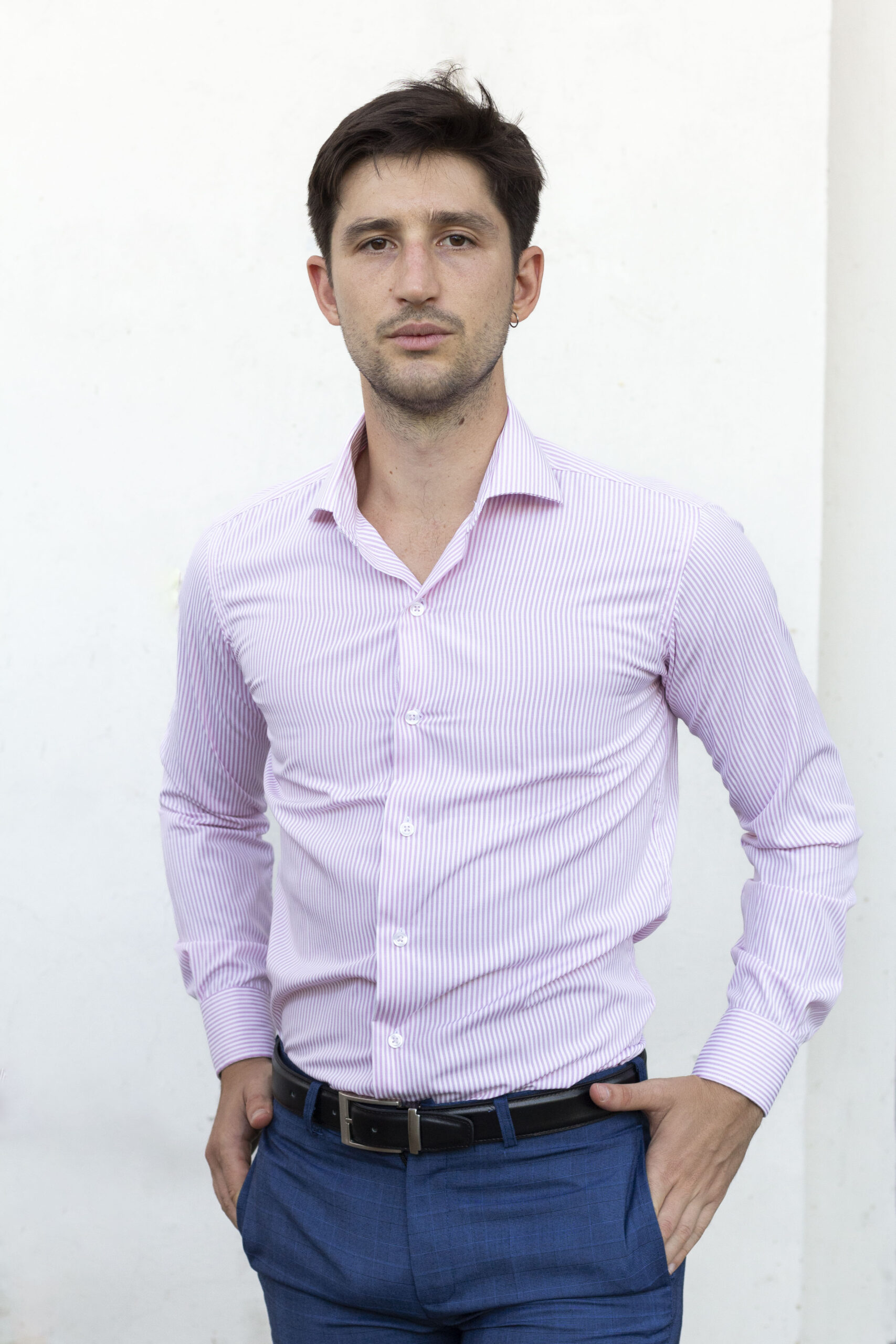 Camisa Rayas Rosa