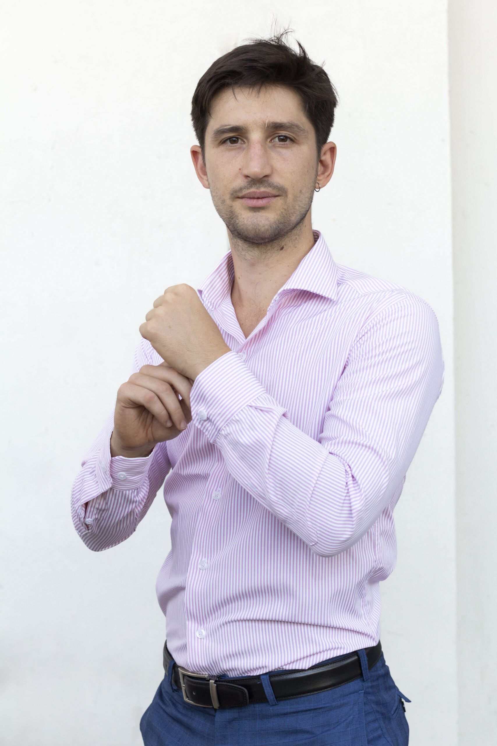 Camisa Rayas Rosa - Imagen 3