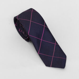 Corbatín Gis Linea Fucsia