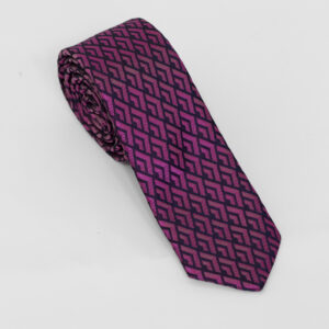 Corbatín Estampa Violeta y Azul