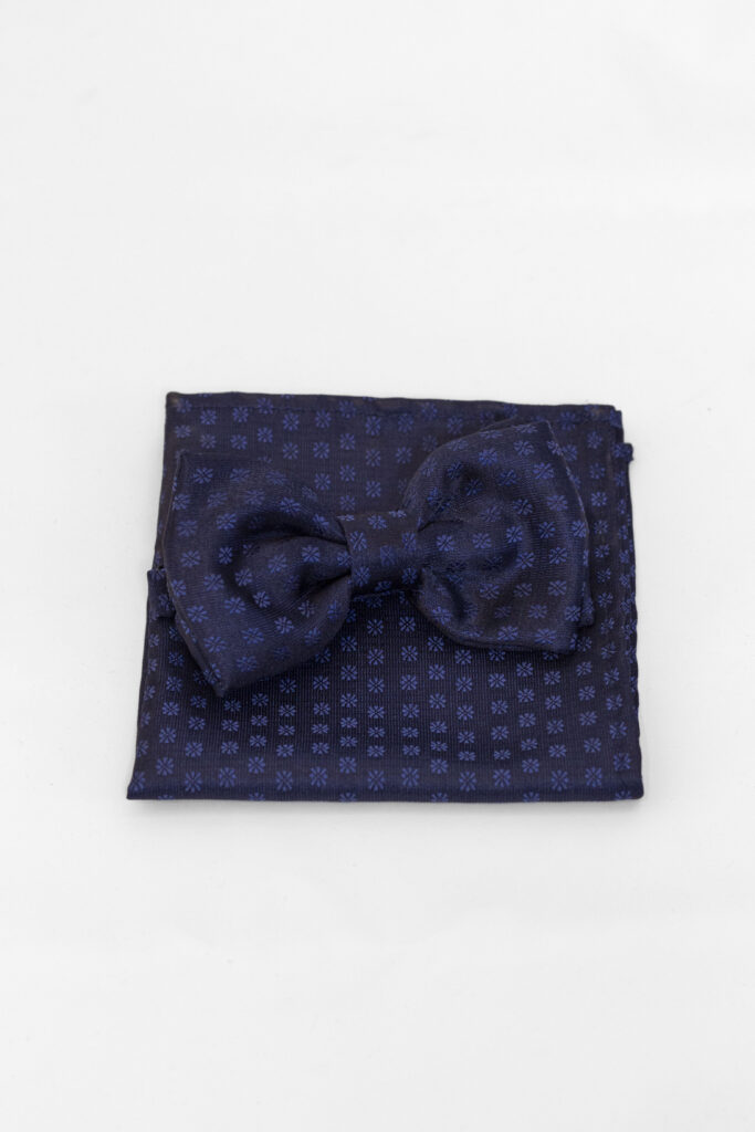 Moño Azul y Celeste Estampado – Sastrería Detalí