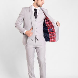 Traje Gris Claro