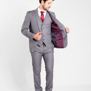 Traje Gris Plomo