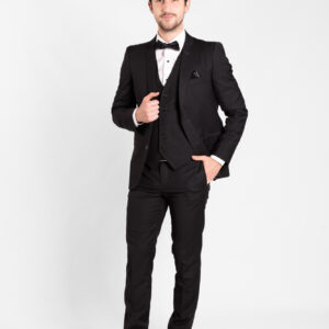 Traje Negro Liso