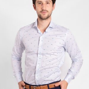 Camisa Celeste con Motos