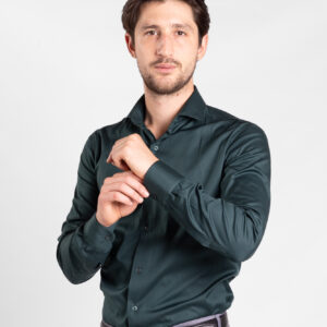 Camisa verde ingles